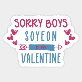 Sorry Boys Soyeon Is My Valentine (G)I-dle Sticker